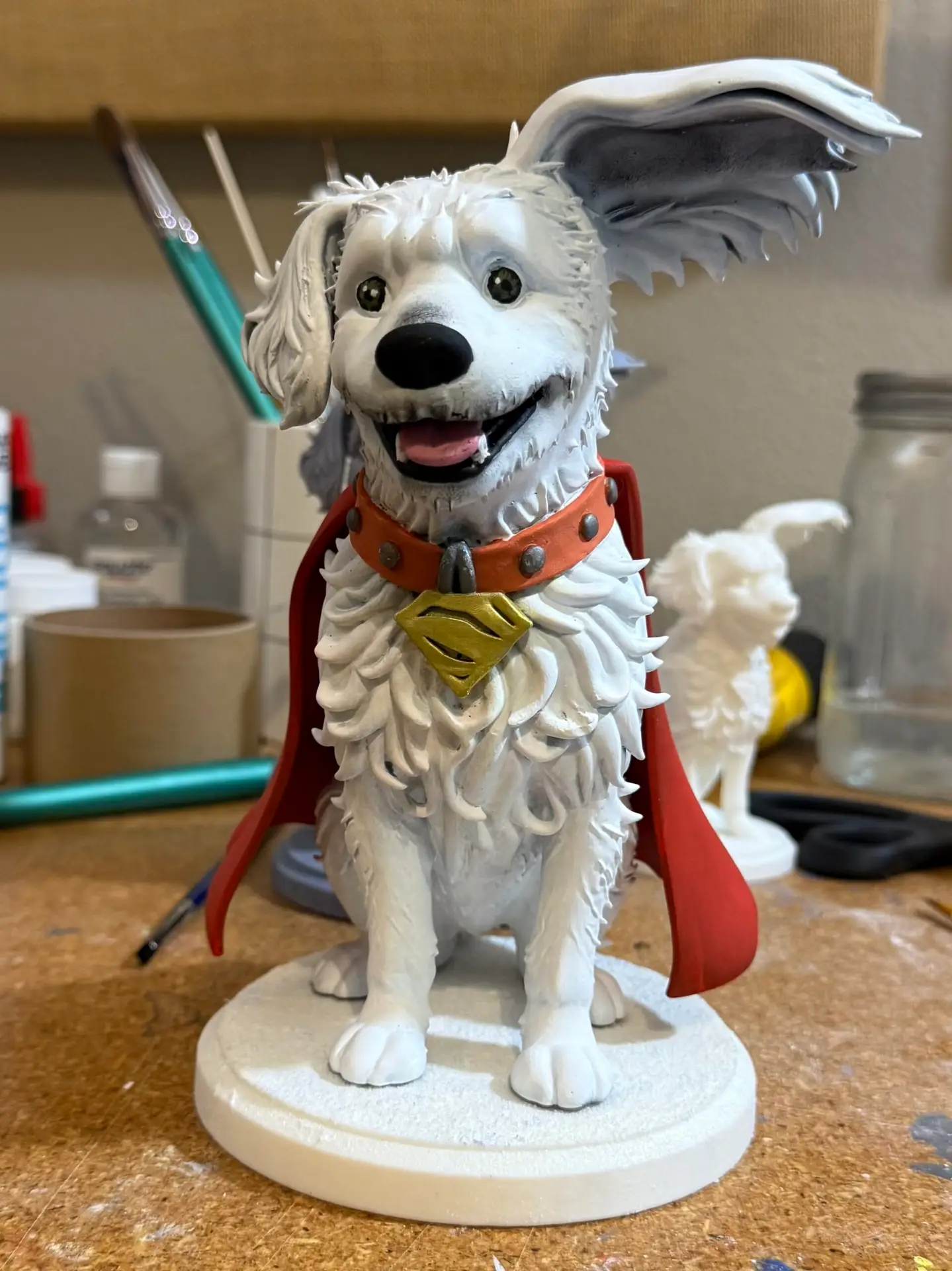 Krypto Statue – Hand-Painted Collectible